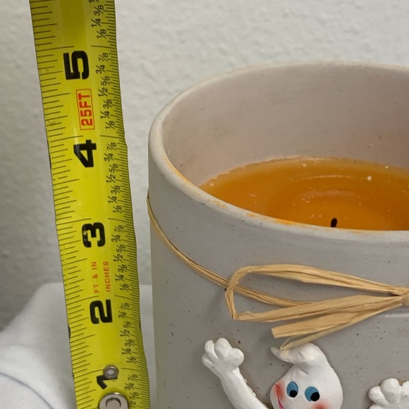 Ceramic Halloween Candle Lamp W/ Ghosts - Picture 4 of 7